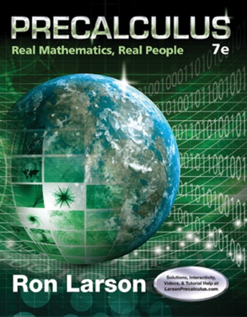 Precalculus : Real Mathematics, Real People, Hardback Book