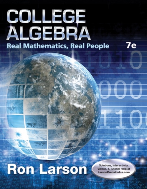 College Algebra : Real Mathematics, Real People, Hardback Book