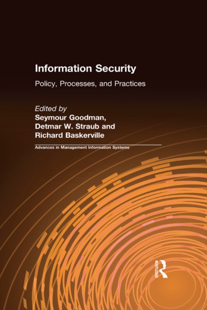 Information Security : Policy, Processes, and Practices, EPUB eBook