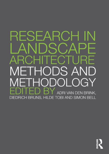 Research in Landscape Architecture : Methods and Methodology, PDF eBook