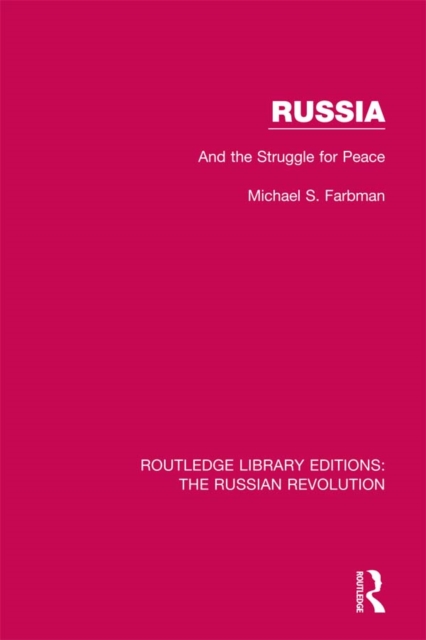 Russia : And the Struggle for Peace, PDF eBook
