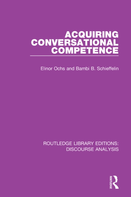 Acquiring conversational competence, PDF eBook