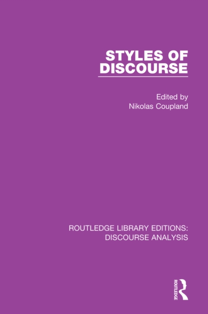 Styles of Discourse, PDF eBook