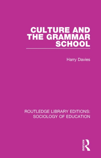 Culture and the Grammar School, PDF eBook