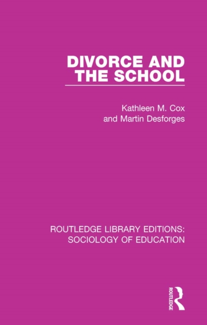 Divorce and the School, EPUB eBook