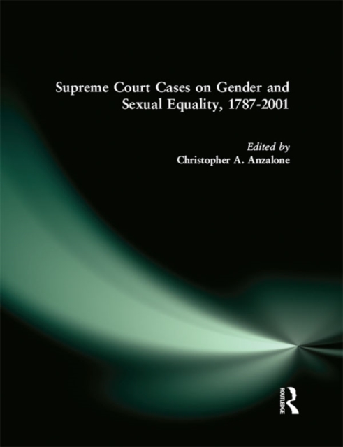 Supreme Court Cases on Political Representation, 1787-2001, PDF eBook