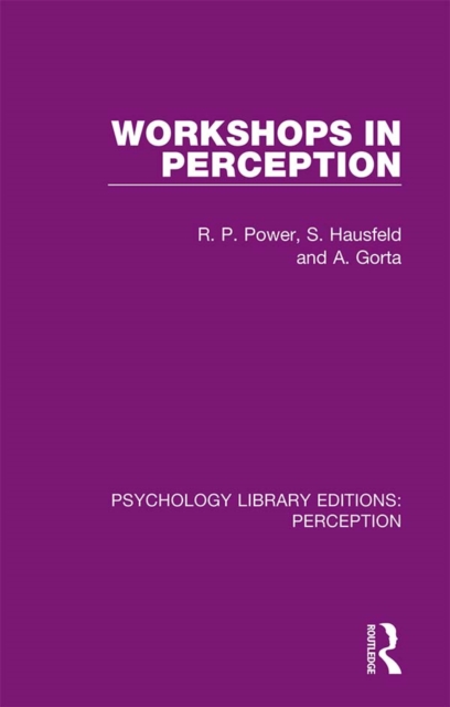 Workshops in Perception, EPUB eBook