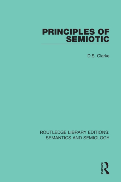 Principles of Semiotic, PDF eBook