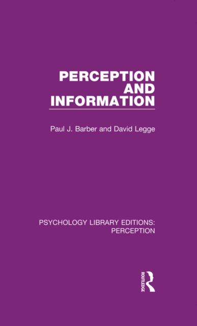 Perception and Information, EPUB eBook