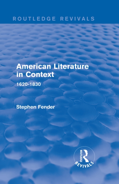 American Literature in Context, PDF eBook