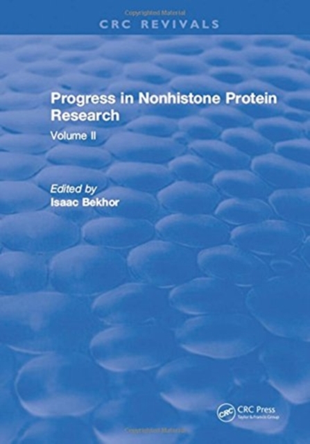 Progress in Nonhistone Protein Research : Volume II, Hardback Book
