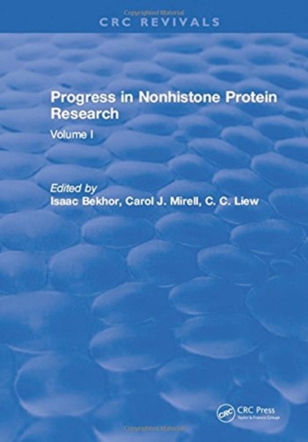 Progress in Nonhistone Protein Research : Volume I, Hardback Book
