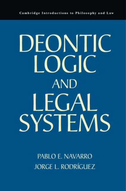 Deontic Logic and Legal Systems, PDF eBook