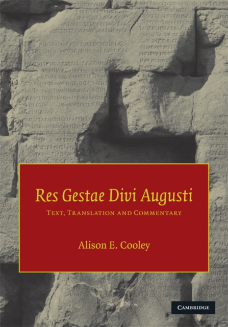 Res Gestae Divi Augusti : Text, Translation, and Commentary, EPUB eBook
