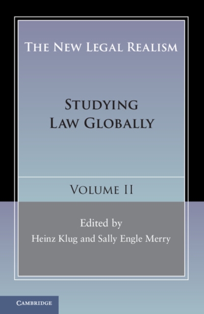 New Legal Realism: Volume 2 : Studying Law Globally, EPUB eBook