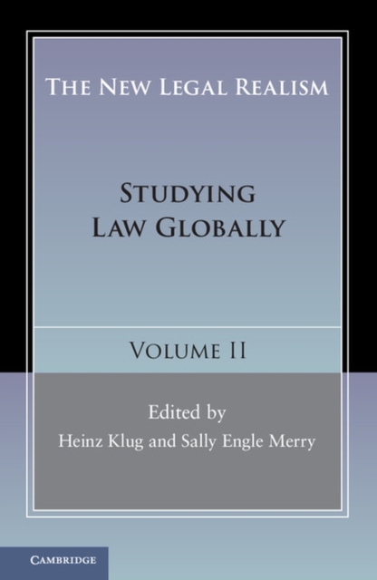 New Legal Realism: Volume 2 : Studying Law Globally, PDF eBook