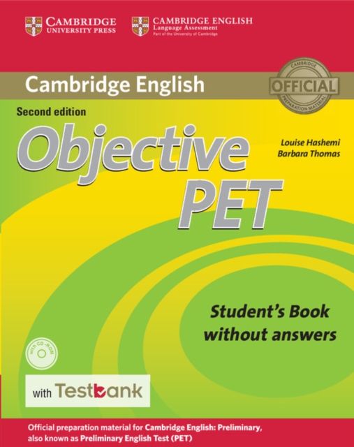 Objective PET Student's Book without Answers with CD-ROM with Testbank, Mixed media product Book
