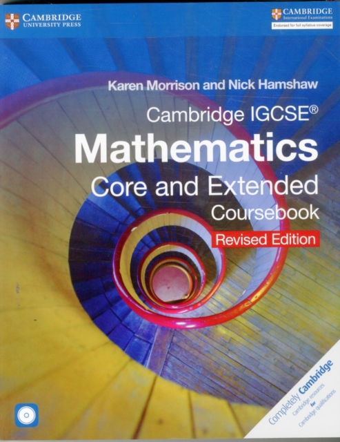 Cambridge IGCSE Mathematics Core and Extended Coursebook with CD-ROM, Mixed media product Book