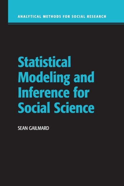 Statistical Modeling and Inference for Social Science, Paperback / softback Book