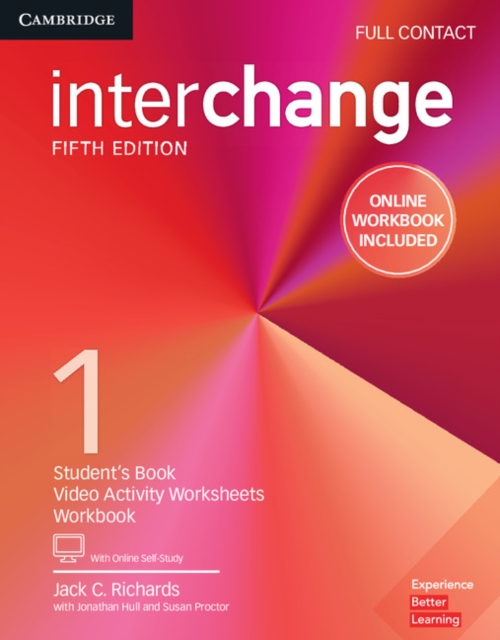 Interchange Level 1 Full Contact with Online Self-Study and Online Workbook, Mixed media product Book