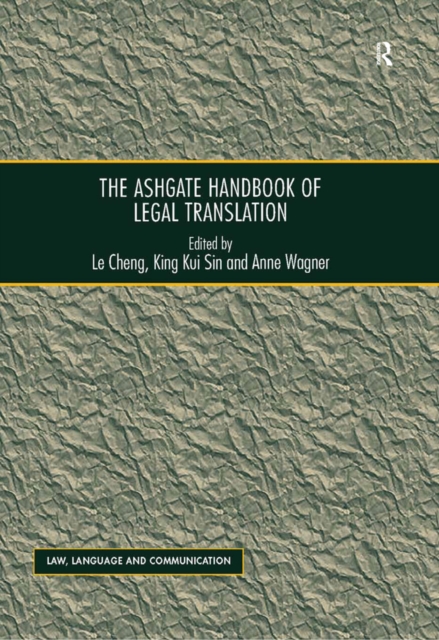 The Ashgate Handbook of Legal Translation, PDF eBook
