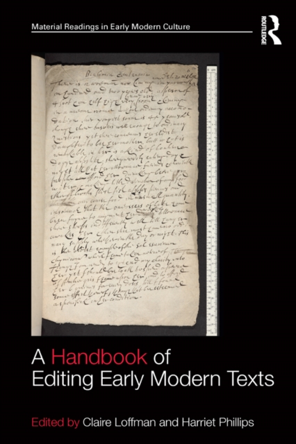 A Handbook of Editing Early Modern Texts, EPUB eBook