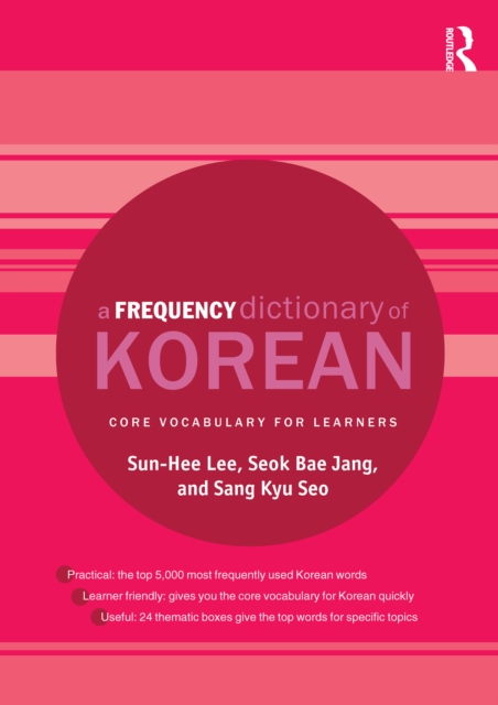 A Frequency Dictionary of Korean : Core Vocabulary for Learners, EPUB eBook