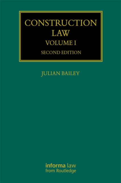 Construction Law : Volume I, EPUB eBook