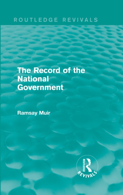 The Record of the National Government, PDF eBook