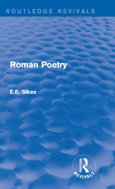 Roman Poetry, PDF eBook