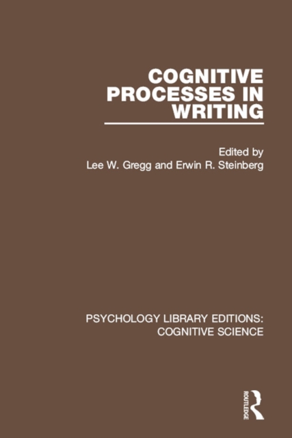 Cognitive Processes in Writing, EPUB eBook