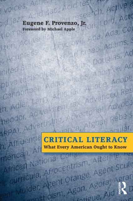Critical Literacy : What Every American Needs to Know, PDF eBook