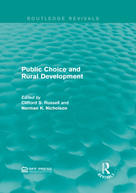 Public Choice and Rural Development, PDF eBook
