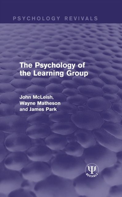 The Psychology of the Learning Group, PDF eBook