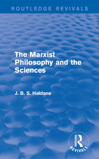 The Marxist Philosophy and the Sciences, PDF eBook