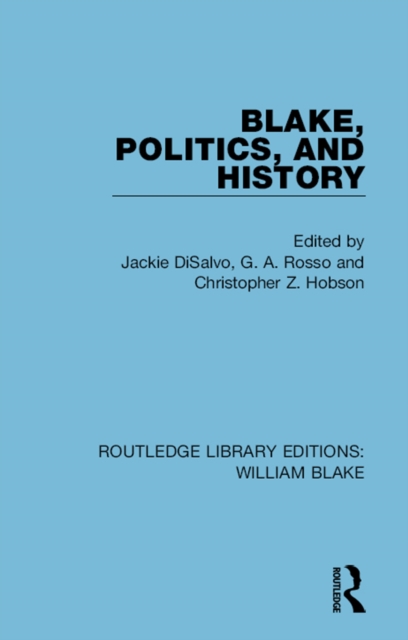 Blake, Politics, and History, EPUB eBook