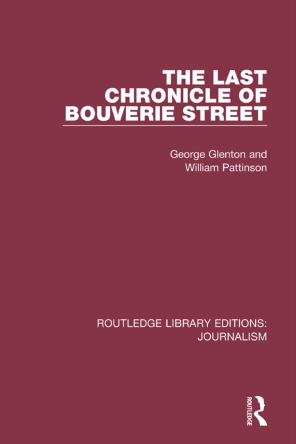 The Last Chronicle of Bouverie Street, PDF eBook