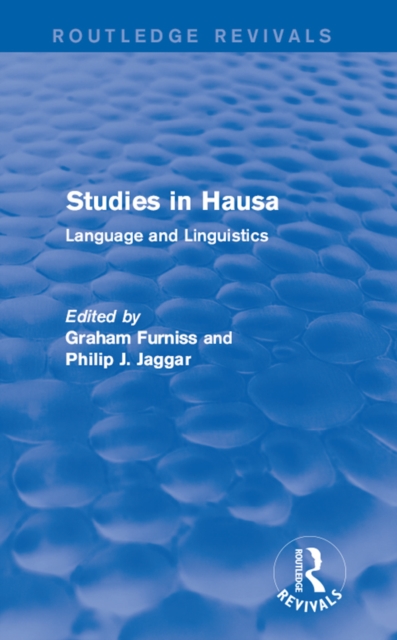 Studies in Hausa : Language and Linguistics, PDF eBook