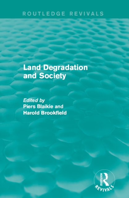 Land Degradation and Society, EPUB eBook