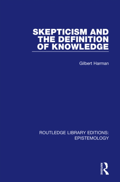 Skepticism and the Definition of Knowledge, EPUB eBook