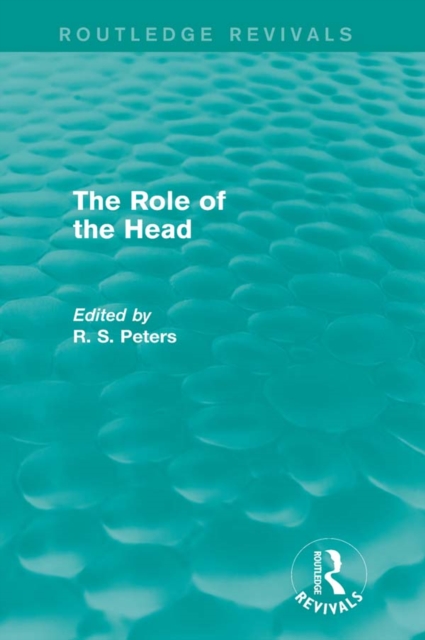 The Role of the Head (REV) RPD, PDF eBook