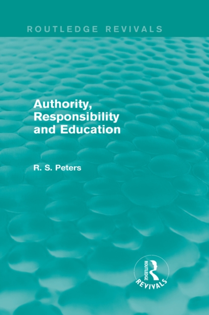 Authority, Responsibility and Education (REV) RPD, EPUB eBook