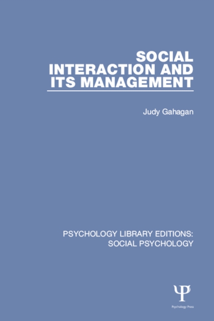 Social Interaction and its Management, PDF eBook