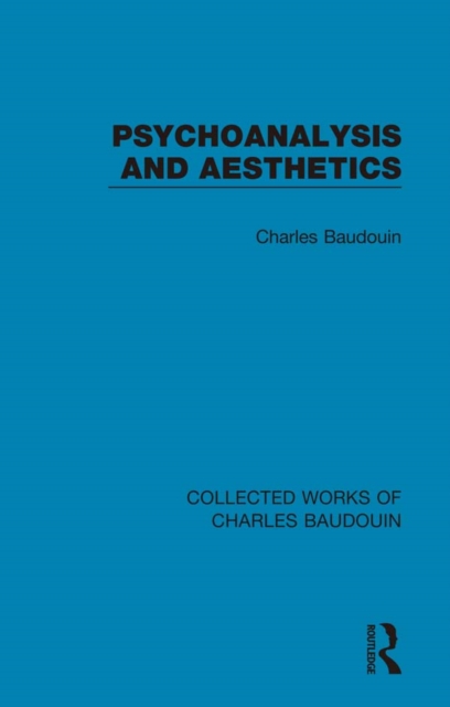 Psychoanalysis and Aesthetics, EPUB eBook