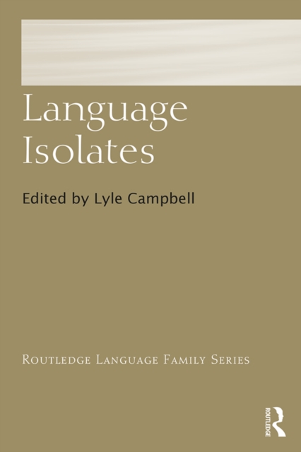 Language Isolates, PDF eBook