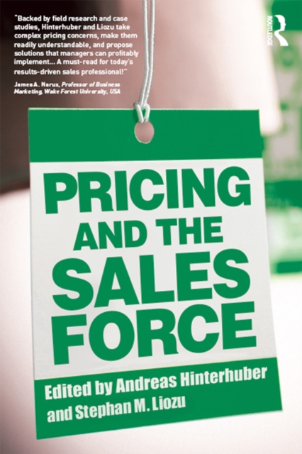 Pricing and the Sales Force, PDF eBook