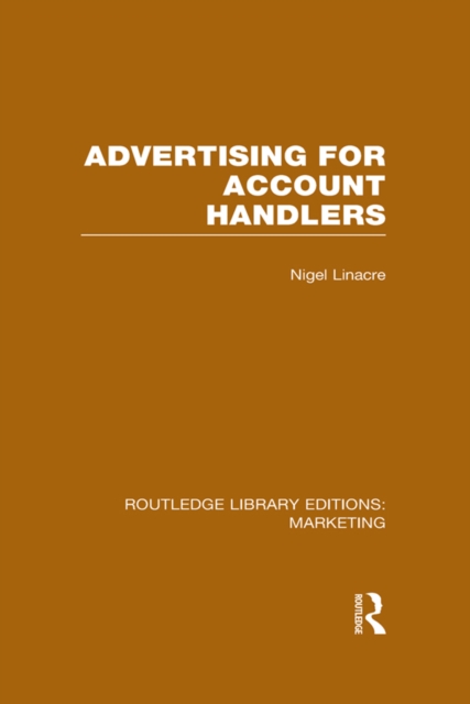 Advertising for Account Holders (RLE Marketing), EPUB eBook