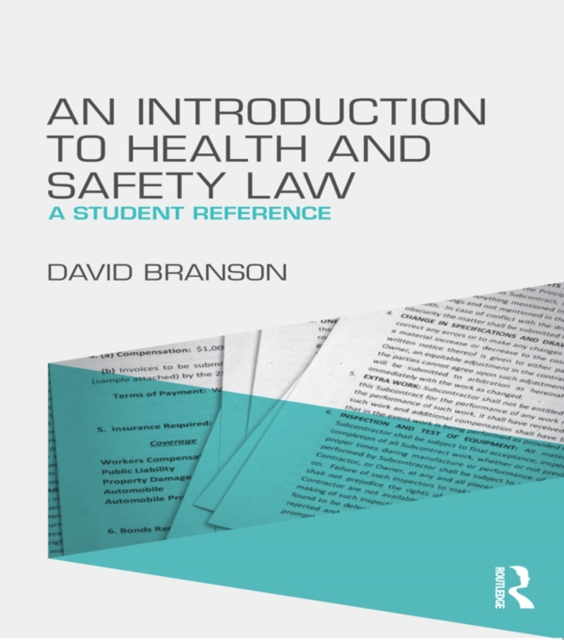 An Introduction to Health and Safety Law : A Student Reference, EPUB eBook