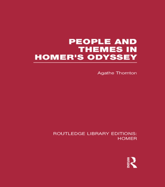 People and Themes in Homer's Odyssey, EPUB eBook