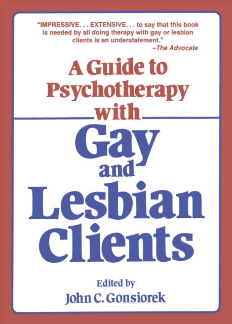 Guide To Psychotherapy With Gay & Lesbian Clients,A, PDF eBook